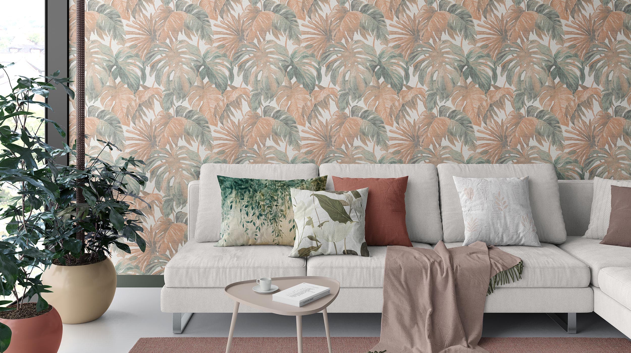Room decorated in Forest Dreams 03 wallpaper