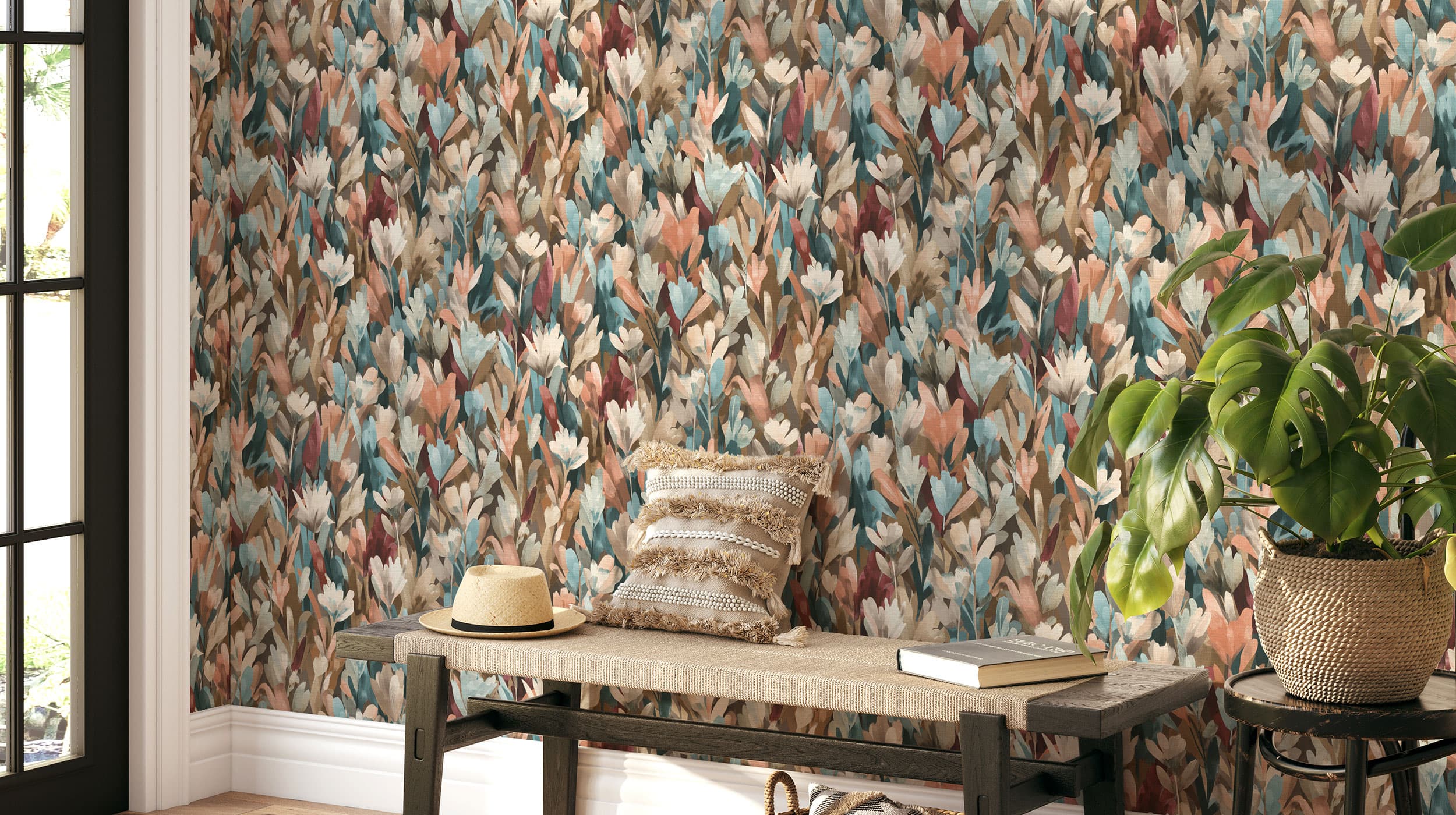 Room decorated in Pure Harmony 02 wallpaper