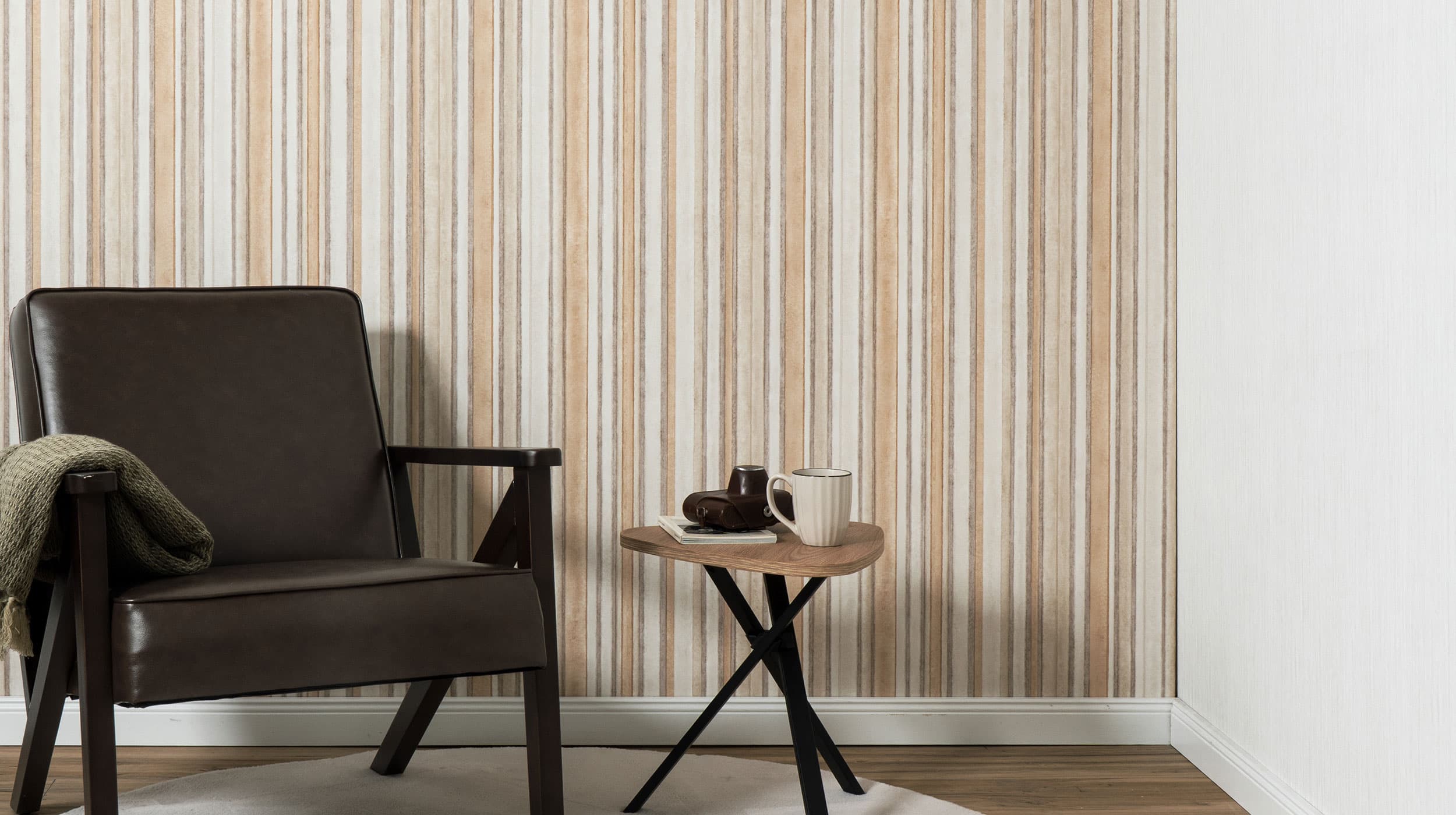 Room decorated in Pure Harmony 03 wallpaper